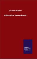 Allgemeine Meereskunde