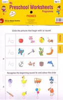 My Preschool Worksheet Phonics, General Knowledge & Socio Emotion Level 1 (Age 3+)