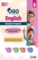 Full Marks Olympiad Prepbook / Guide English Class 8 with Practice and Previous Years' Skill-Based Questions with 2 mock papers for 2024 - 2025 Exams