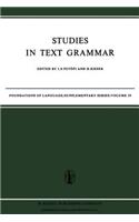 Studies in Text Grammar