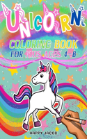 Unicorn Coloring Book For Kids ages 4-8