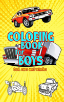 Coloring Books For Boys Cool Cars And Vehicles