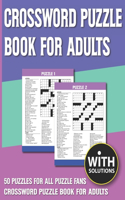 Crossword Puzzle Book For Adults: Crossword Puzzles Give A Holiday Fun With Solutions