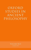 Oxford Studies in Ancient Philosophy, Volume 42