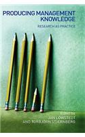 Producing Management Knowledge: Research as practice(English)