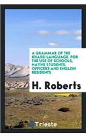 A Grammar of the Khassi Language