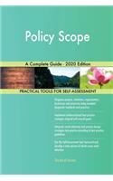 Policy Scope A Complete Guide - 2020 Edition