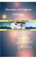 Information And Software Technology A Complete Guide - 2020 Edition