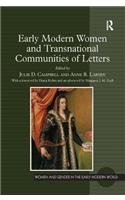Early Modern Women and Transnational Communities of Letters