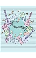 Blank Sheet Music Notebook