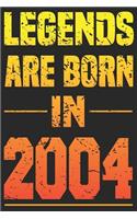 Legends Are Born In 2004