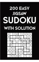 200 Easy Jigsaw Sudoku With Solution