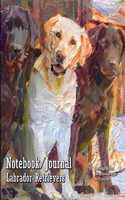 Notebook/Journal - Labrador Retrievers: College Ruled - 150 Blank Pages - 8x10 Inches