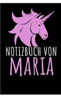 Notizbuch Von Maria