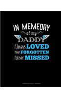 In Memory Of My Daddy Always Loved Never Forgotten Forever Missed: Blank Sheet Music - 12 Staves(1760 Blank Sheet Music - 12 Staves)