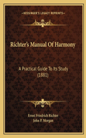 Richter's Manual of Harmony