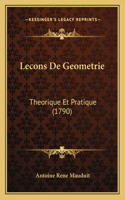 Lecons De Geometrie