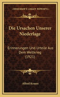 Die Ursachen Unserer Niederlage