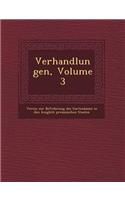 Verhandlungen, Volume 3