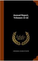 Annual Report, Volumes 13-22