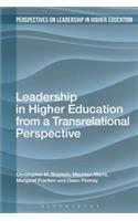 Leadership in Higher Education from a Transrelational Perspective