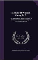 Memoir of William Carey, D, D.