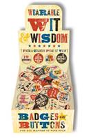 Wearable Wit and Wisdom Buttons 120 asstd FIRM SALE