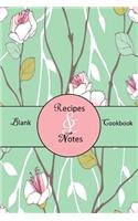 Blank Cookbook: Recipes & Notes; Floral (3)