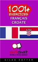 1001+ exercices Français - croate: (French)