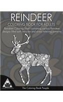 Reindeer Coloring Book for Adults