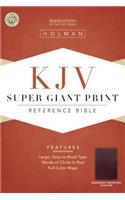 Super Giant Print Reference Bible-KJV: King James Version, Reference Bible, Brown Imitation super giant print