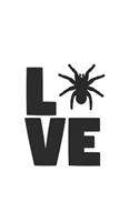 Love tarantulas - white cover: tarantula notebook; 100 6x9" lined pages