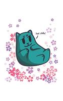 Lazy Cat Notebook: Graph Paper Journal 6x9 - 120 Pages