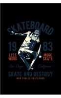 Skateboard 1983: 110 Game Sheets - 660 Tic-Tac-Toe Blank Games - Soft Cover Book for Kids for Traveling & Summer Vacations - Mini Game - Clever Kids - 110 Lined page