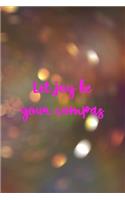 Let Joy Be Your Compas: New Year Notebook Journal Composition Blank Lined Diary Notepad 120 Pages Paperback