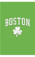 Boston Shamrock Clover Green Design