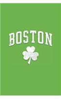 Boston Shamrock Clover Green Design