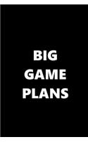 2020 Weekly Planner Sports Theme Big Game Plans Black White 134 Pages: 2020 Planners Calendars Organizers Datebooks Appointment Books Agendas