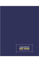 Dot Grid Notebook - AmyTmy Notebook - 8.5 x 11 inch - 100 pages