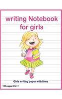 writing Notebook for girls