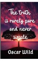 The truth is rarely pure and never simple. Oscar Wild