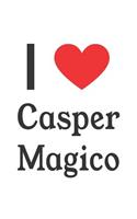 I Love Casper Magico: Casper Magico Designer Notebook