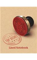 Top Secret-Lined Notebook