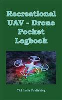 Recreational UAV - Drone Pocket Logbook