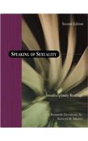 Speaking of Sexuality: Interdisciplinary Readings