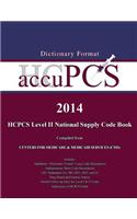 2014 Accupcs HCPCS Level II National Supply Code Book