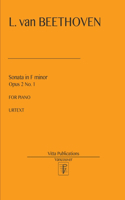 Sonata in F minor, op. 2 no. 1: Urtext