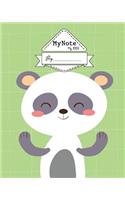 Notebook: My Note My Idea: 8 x 10, 110 pages: Panda