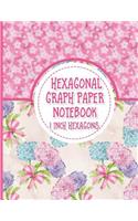 Hexagonal Graph Paper Notebook: (Hexagonal Graph Paper Notebook: 1 Inch Hexagons)