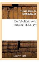 de l'Abolition de la Censure